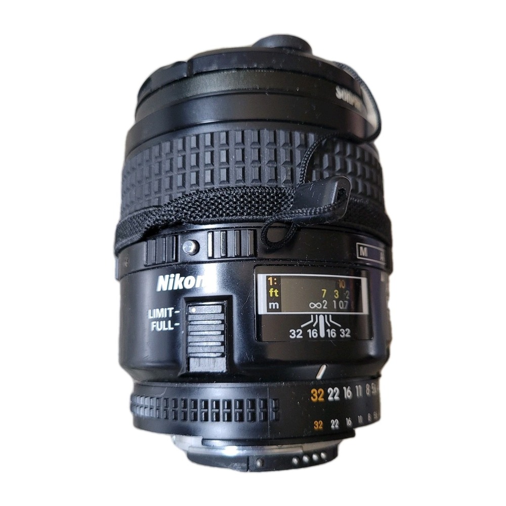 Nikon 60mm f/2.8D AF Micro-Nikkor - Sharp Glass - Focus Grip Needs Repair - Picture 2 of 10